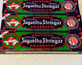 Varitas de incienso - Sugandha Shringar - paquete de 6