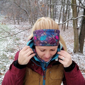 Winter Microfleece headband #10 - headwear, hairband, hair accessories, clothing women, headband, for sports, colours, hairbun,