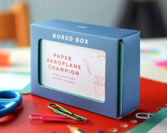 Bored Box | 101 Fun Screen-Free Activities For Kids | DIY Arts & Crafts For Boys and Girls Age 5-11 Years | STEM Learning Gift Box For Kids