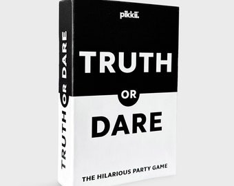 Truth or Dare Playing Cards | Family Friendly Party Game for Ages 8+ | Funny Card Game for Adults and Kids | Fun Stocking Filler Gift Idea