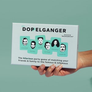 Doppelganger Celebrity Party Game | Must-Have Card Game for Game Night | Funny Board Game for Family and Friends | Fun Drinking Game
