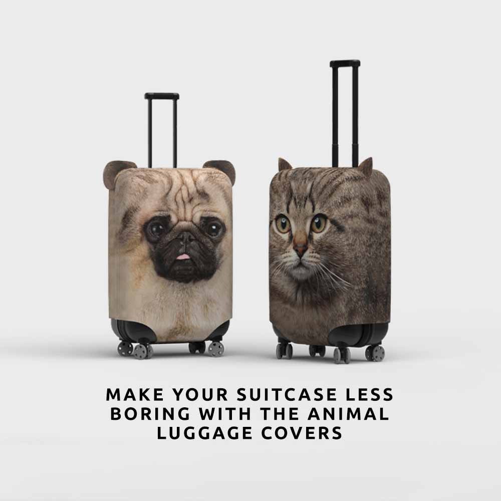 Space Cat - Luggage Cover/Suitcase Cover