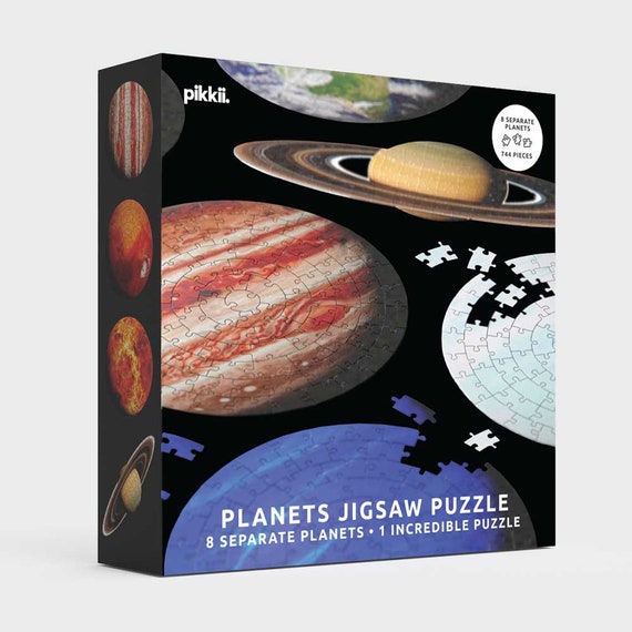 8 Planets Jigsaw Puzzle Space Puzzle for Adults and Kids Solar System 744  Piece Puzzle Educational Puzzle 