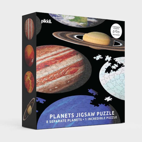 8 Planets Jigsaw Puzzle Space Puzzle for Adults and Kids Solar System 744  Piece Puzzle Educational Puzzle 