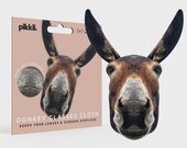 Donkey Lens Cleaning Cloth | Ultra-Soft Animal Microfiber Cloth for Screens, Specs & Glasses | Novelty Gift | Gifts for Animal Lovers