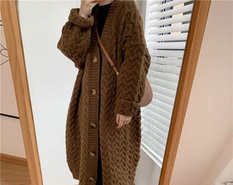 oversized sweater coat