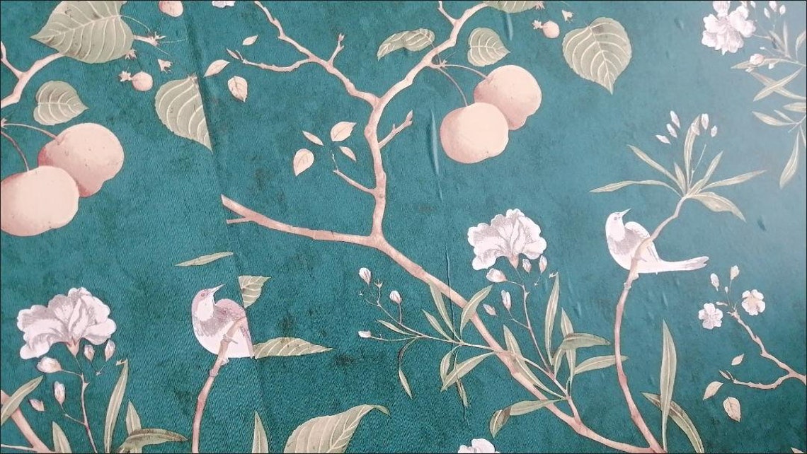 Peach Wallpaper Peel And Stick Removable Fruit Peach | Etsy