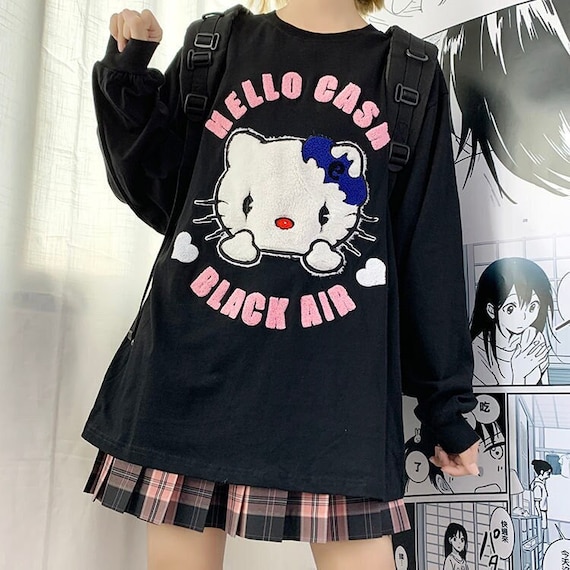 Women Long Sleeve Crewneck Cute 