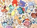 NEW OPTIONS!!! 1.5' Assorted Pokemon Stickers Pikachu Mew Bulbasaur Charmander Squirtle Mewtwo Gyarados Articuno Moltres Zapdos Ditto Eevee 