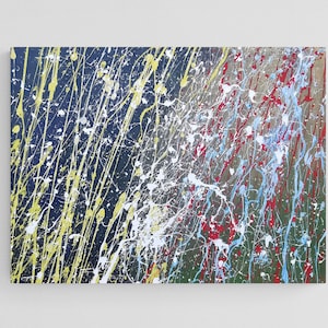 Abstract Painting on canvas expressionism one of a kind original art for office or studio
