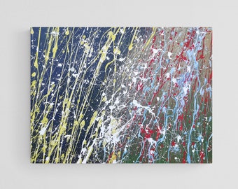 Abstract Painting on canvas expressionism one of a kind original art for office or studio