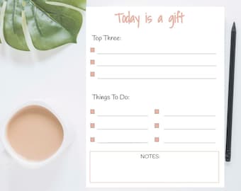 Today is a gift printable list