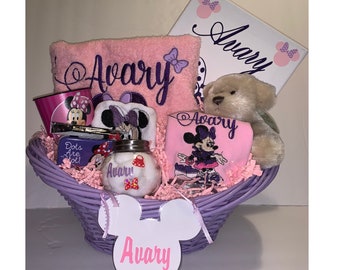 Baby Girl Gift basket ensemble