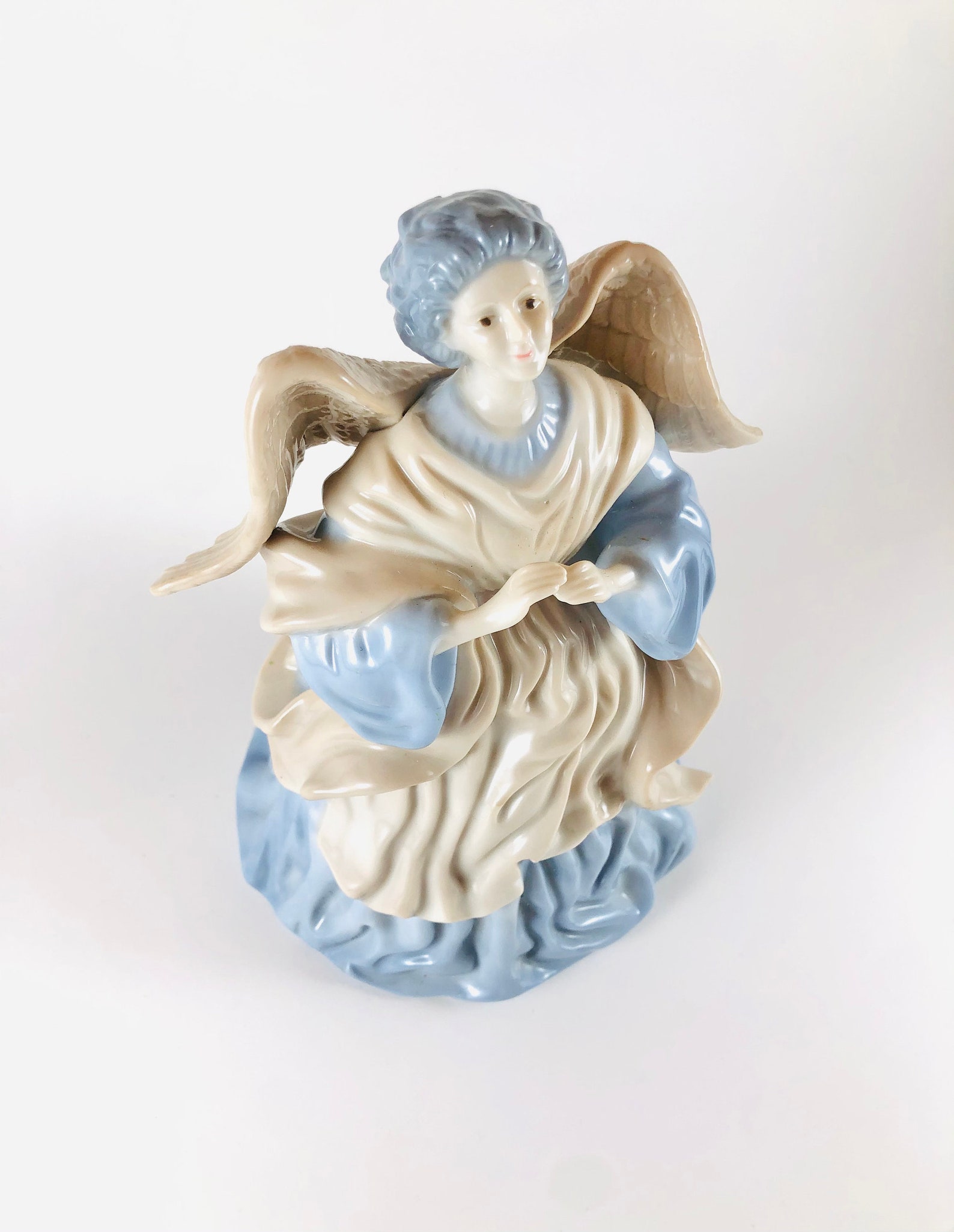 Vintage Music Box Angel Porcelain Ceramic Christmas Angel Etsy