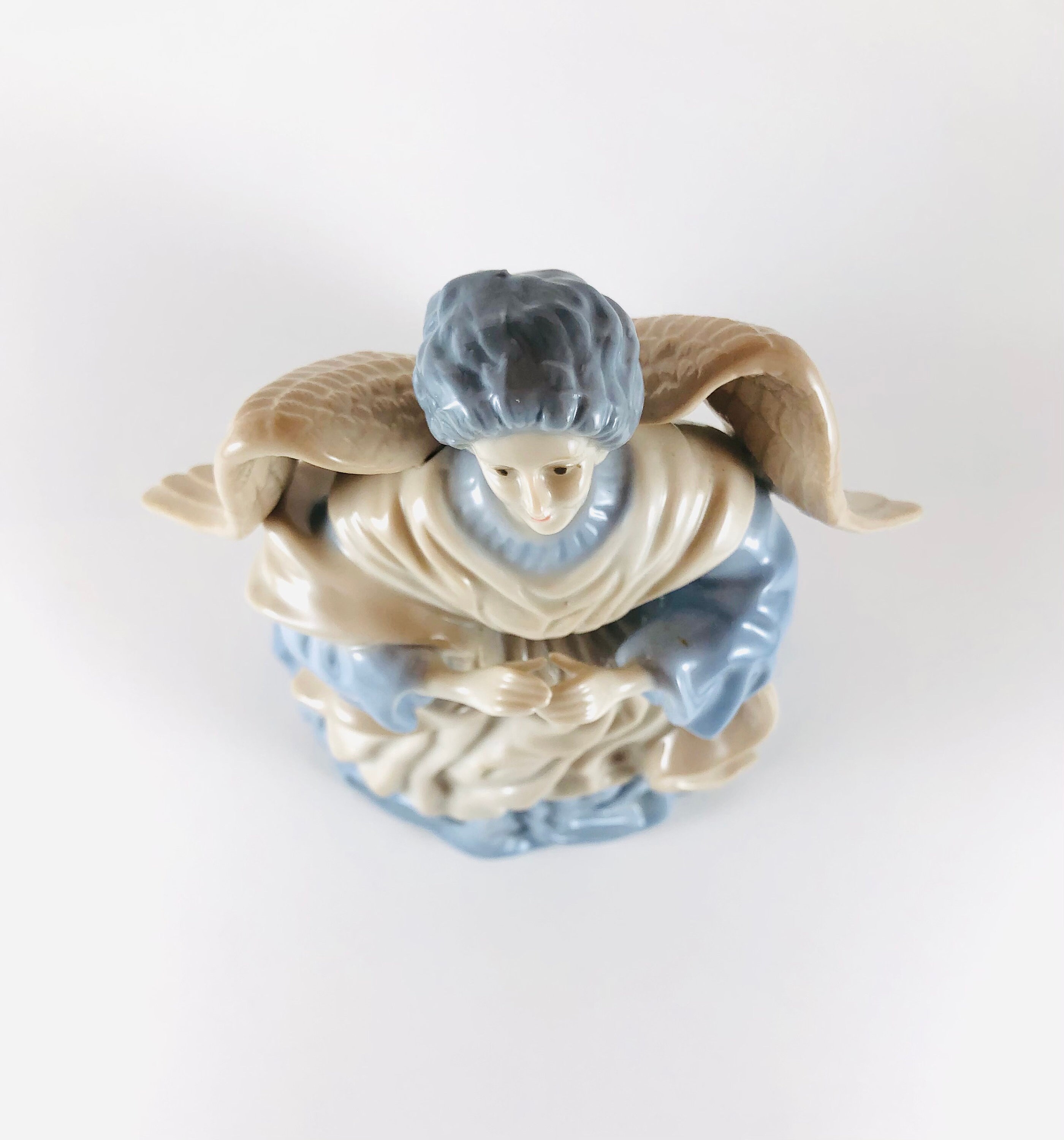 Vintage Music Box Angel Porcelain Ceramic Christmas Angel Etsy