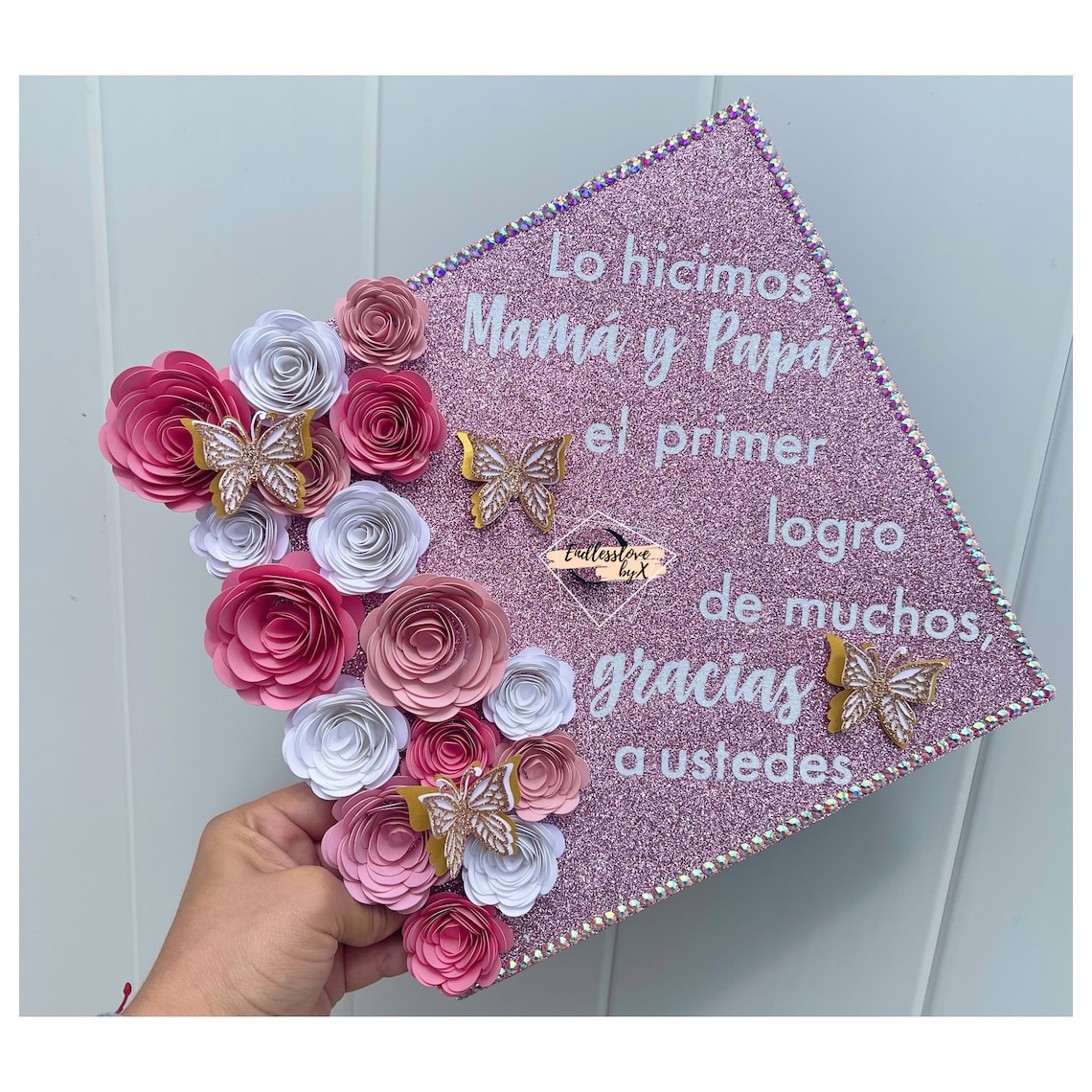 Lo Hicimos Mamá Y Papá El Primero Logro De Muchos Graduation Cap Topper ...