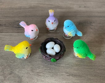 Bird and Nest Shoe Charms | Set of 2 Charms