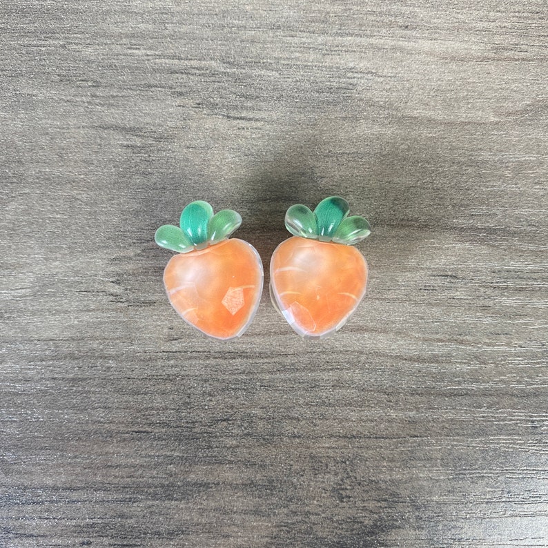 Fruity Croc Charms Cherry & Peach Set of 2 Charms Etsy