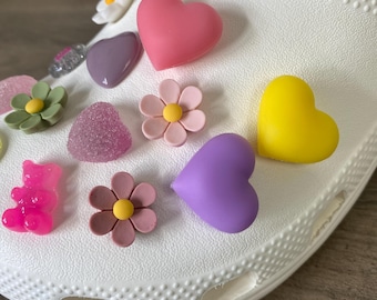 3D Heart Shoe Charm | Set of 3 or Single Charm