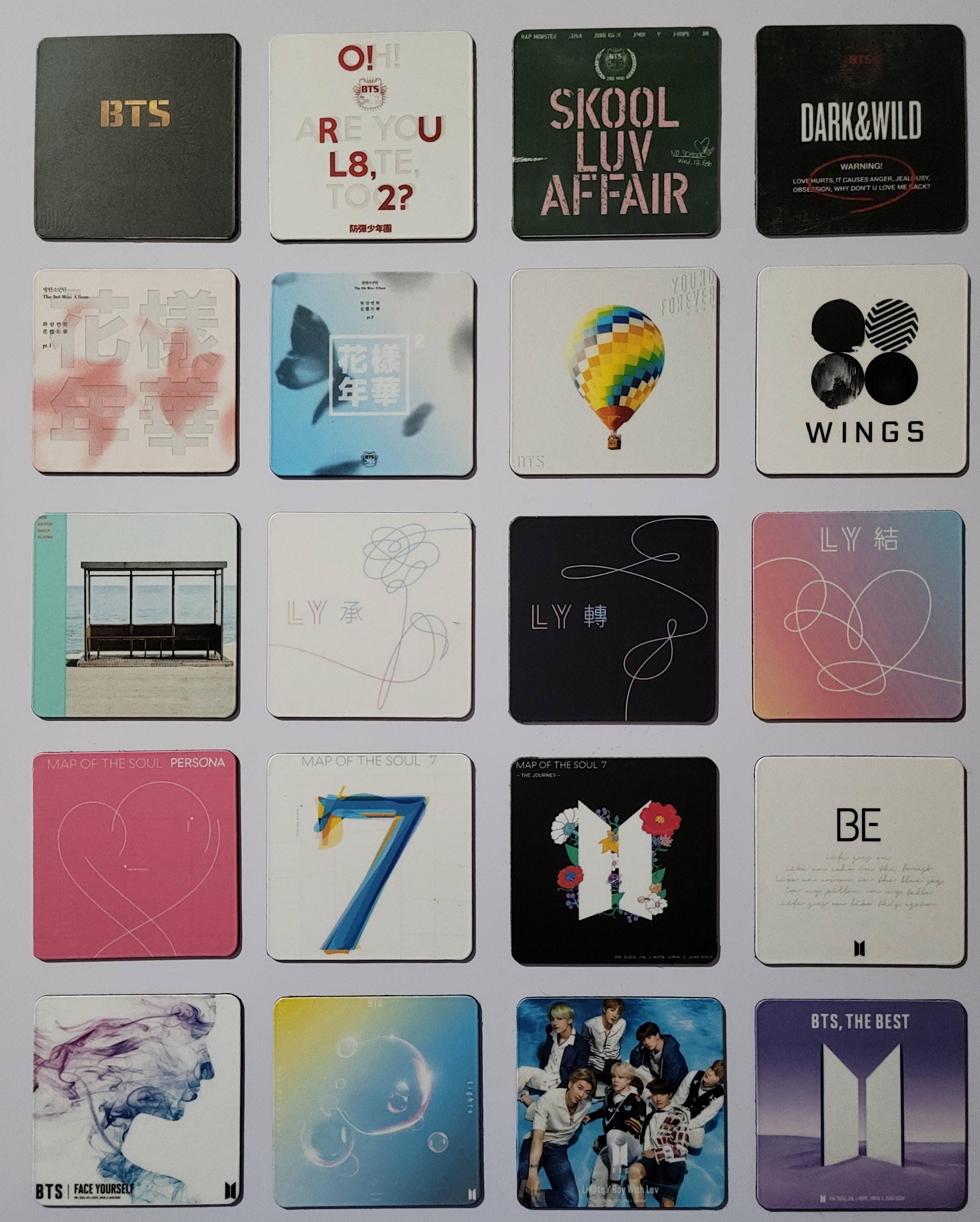 Bts Album Magnet Collection - Etsy