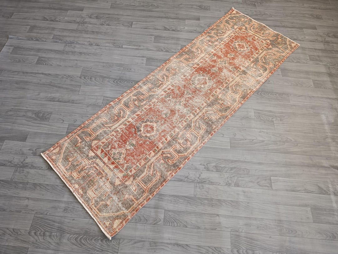 Rectangle Rug 2x6 2x6 Vintage Runner Rug, 2x6 Hallway Patchwork Runner, Entryway Red ...