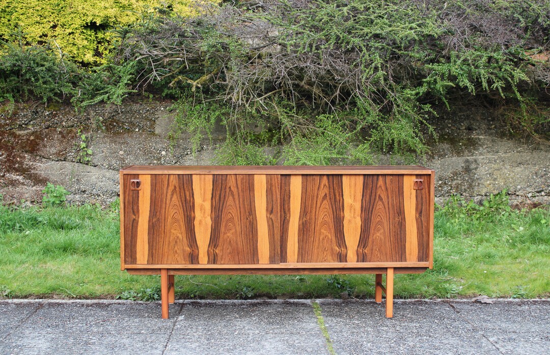 Free Shipping Ikea Ladoga Rosewood Sideboard by Erik Wörtz Etsy