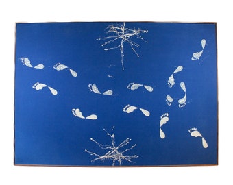 Free Shipping - Adrian Pearsall for Craft Associates "Love in Space" Framed Wall Art