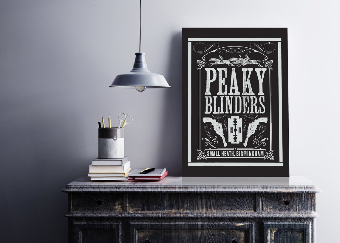 Peaky Blinders Poster Peaky Blinders Printable Art Tv Show | Etsy