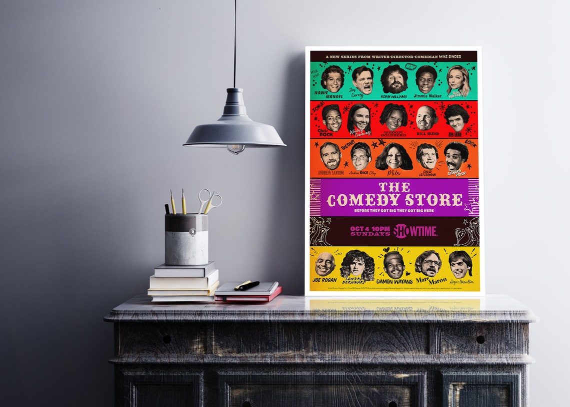 The Comedy Store Poster Documentary Poster Comedy Poster Etsy
