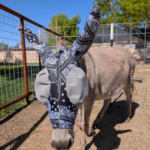 Mini donkey fly mask *upgraded eye mesh*