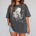 Dolly Parton Portrait Signature Graphic T-Shirt: Vintage Style Comfort Colors Tee product logo