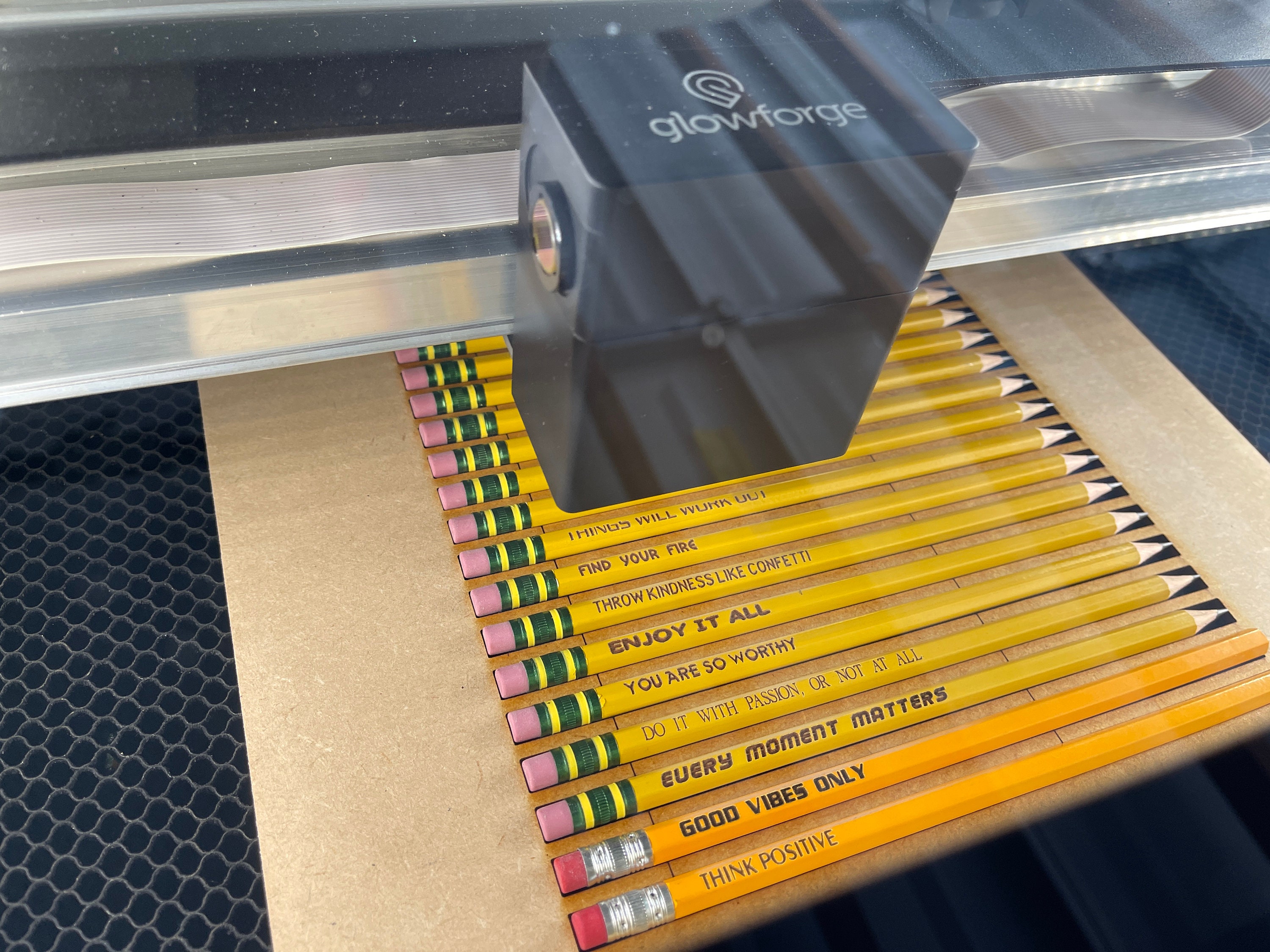 Buy Pencil Jig for Laser Use on 1 8 Material Perfect Aligned