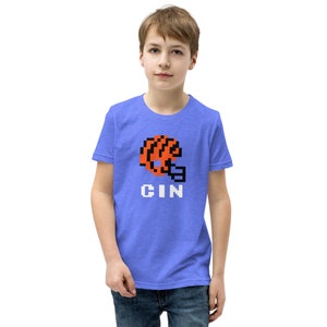 Bengals Retro Tecmo Bowl Kids T-Shirt