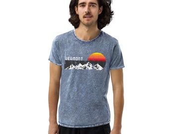 Retro Vermont Denim T-Shirt