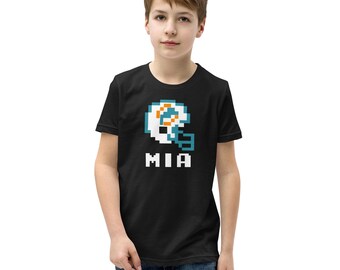Miami Retro Tecmo Bowl Youth T-Shirt