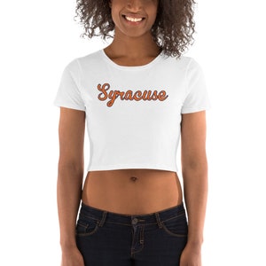 Syracuse Script Crop Top