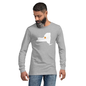 New York Syracuse Orange Unisexe Tee à manches longues