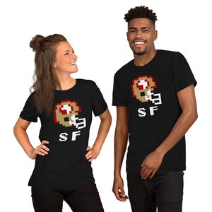 Camiseta retro Tecmo Bowl de los 49ers