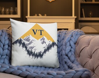 Vermont Mountain Pillow