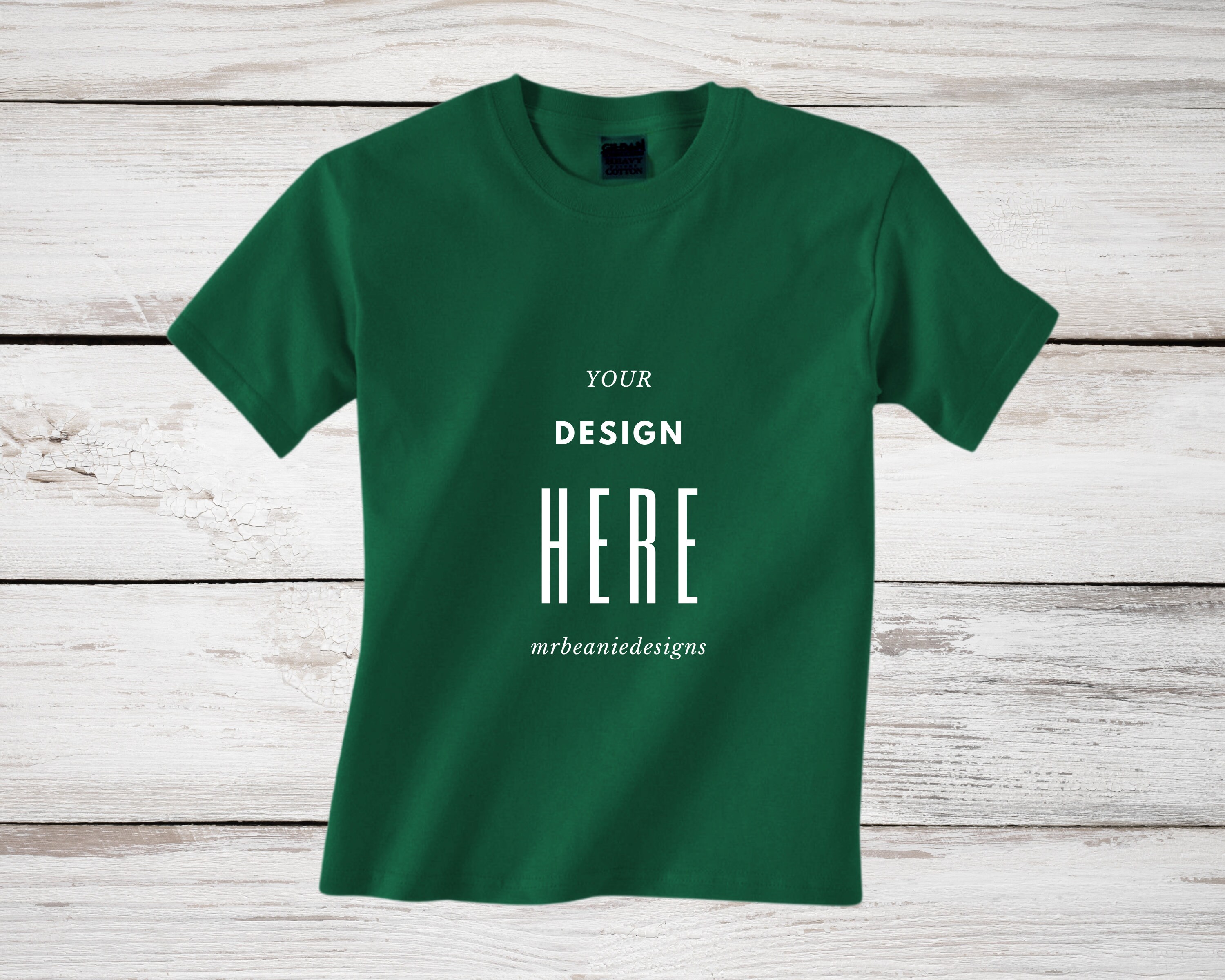 Download Turf Green Gildan 5000 Maquette Unisex Turf Green T-shirt ...