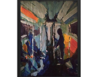 Metro de Nueva York, Arte abstracto, Enmarcado