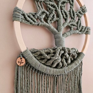 Guaju Levensboom - macramé - slaapkamerdecoratie - spa - zen - chakra - woonkamer - energie - dromenvanger - huis - yoga - om