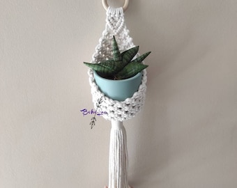 Suspension BOHOPLANT Cache-pot - macramé plant hanger - porte plantes - accessoires jardin - garden - bohème - décoration - cosy - balcon