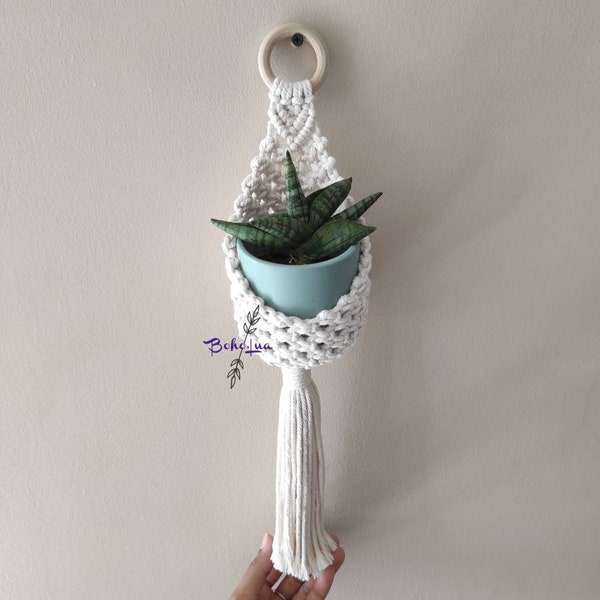 Suspension BOHOPLANT Cache-pot - macramé plant hanger - porte plantes - accessoires jardin - garden - bohème - décoration - cosy - balcon