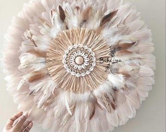 Jujuhat MAOH Gradient Raffia Wall Decor - Macrame - Wall - Living Room - Bedroom Headboard - Gift