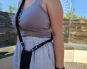 CASE shoulder strap phone - shoulder strap phone - phone bag - strap phone case - lanyard - phone strap - macrame