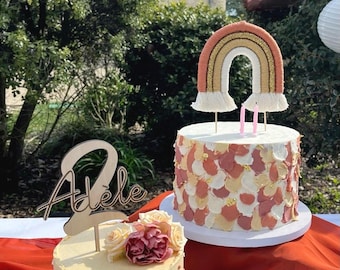 Large decorative Rainbow in SOFTNESS - decoration - baby room - child - girl - boy - childcare - accessories - macrame