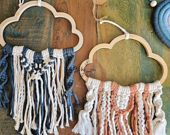 Soft cloud - baby room decoration - child - baby room - birth - macrame - gift - pregnancy - birthday