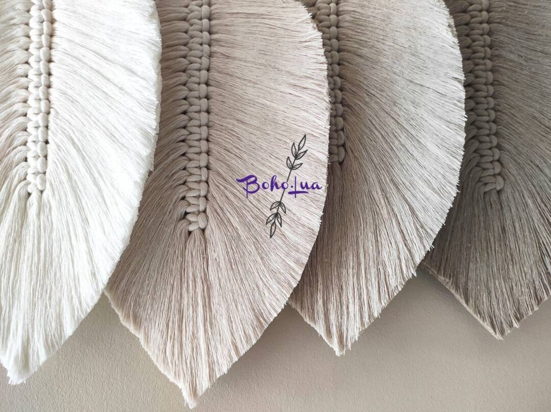 Maxileaf Maxi Leaf Boho Eccentric - Decoration - Macrame - Wall - Bedroom - Etsy