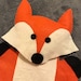 PDF Puppet Pattern, Fox Puppet Pattern, DIY Kids Puppet, Montessori Toy ...